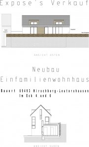 Ersatzneubau Eigenheim, vorheriger Abbruch eines Alten Doppelhauses 